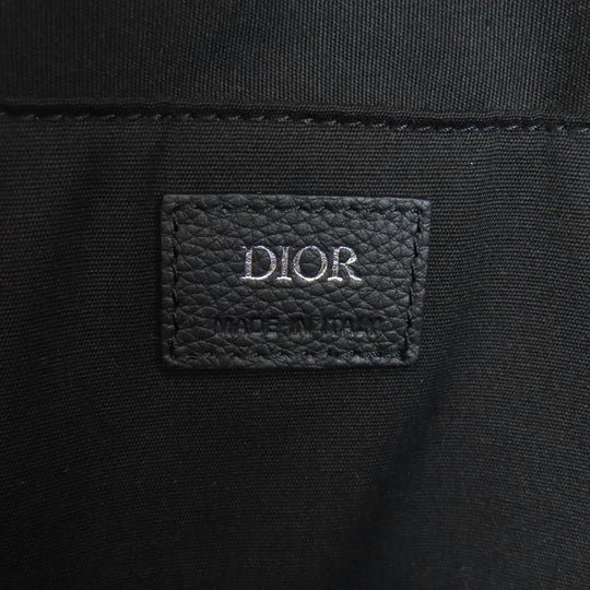 Christian Dior Backpack canvas blue Trotter Pattern Women Used Authentic