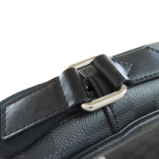 LOUIS VUITTON Shoulder Bag N41408 Damier canvas black Diton PM mens Used Authentic