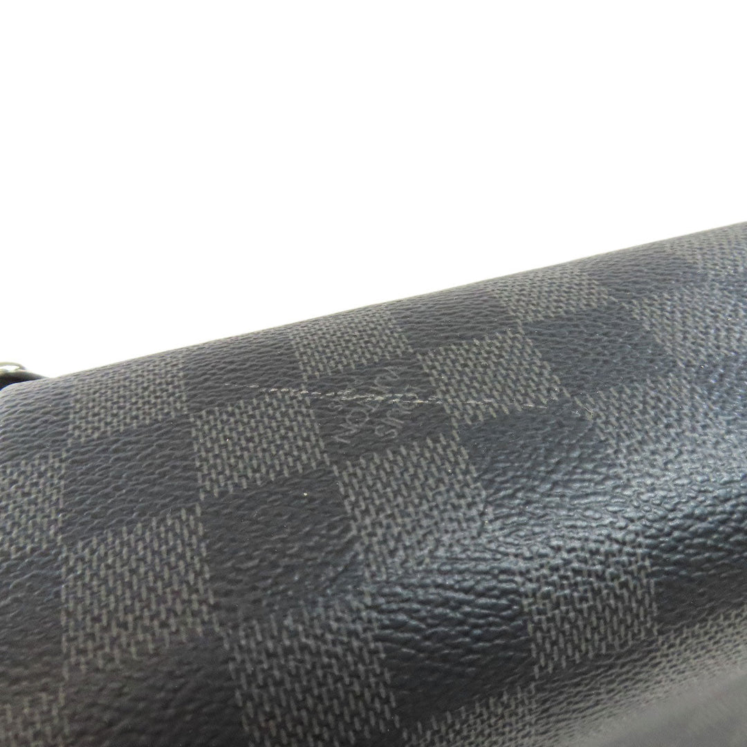 LOUIS VUITTON Shoulder Bag N41408 Damier canvas black Diton PM mens Used Authentic