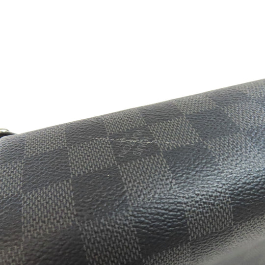 LOUIS VUITTON Shoulder Bag N41408 Damier canvas black Diton PM mens Used Authentic