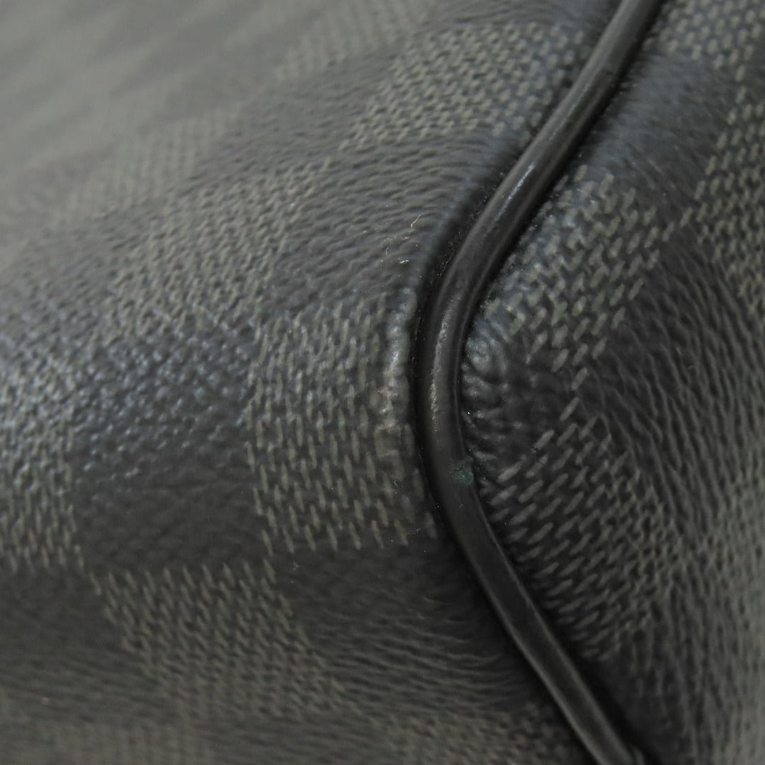 LOUIS VUITTON Shoulder Bag N41408 Damier canvas black Diton PM mens Used Authentic