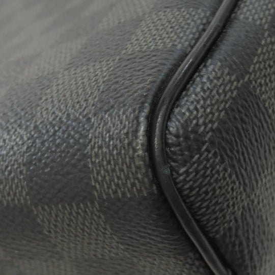LOUIS VUITTON Shoulder Bag N41408 Damier canvas black Diton PM mens Used Authentic