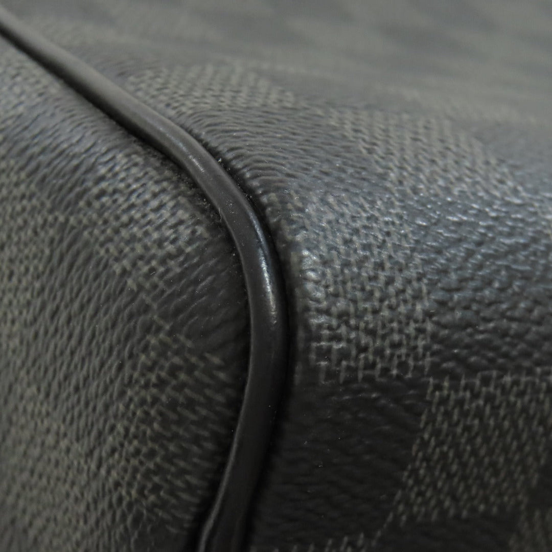 LOUIS VUITTON Shoulder Bag N41408 Damier canvas black Diton PM mens Used Authentic