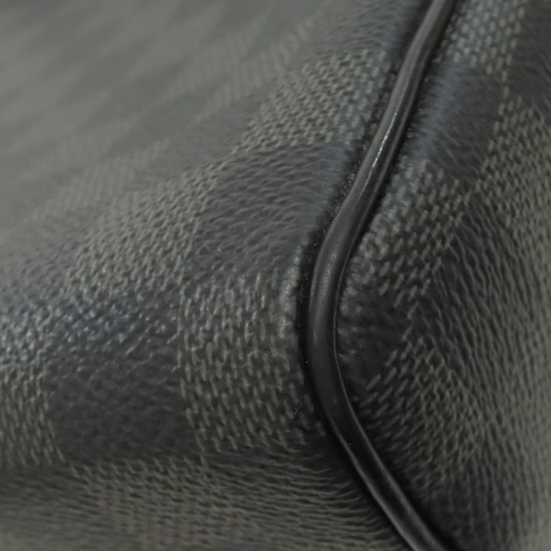 LOUIS VUITTON Shoulder Bag N41408 Damier canvas black Diton PM mens Used Authentic