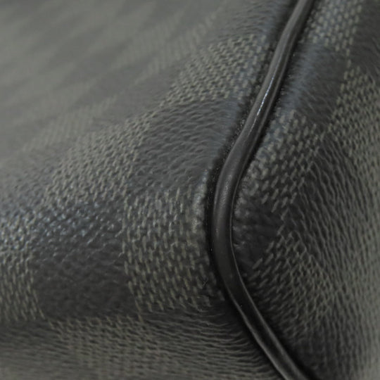 LOUIS VUITTON Shoulder Bag N41408 Damier canvas black Diton PM mens Used Authentic