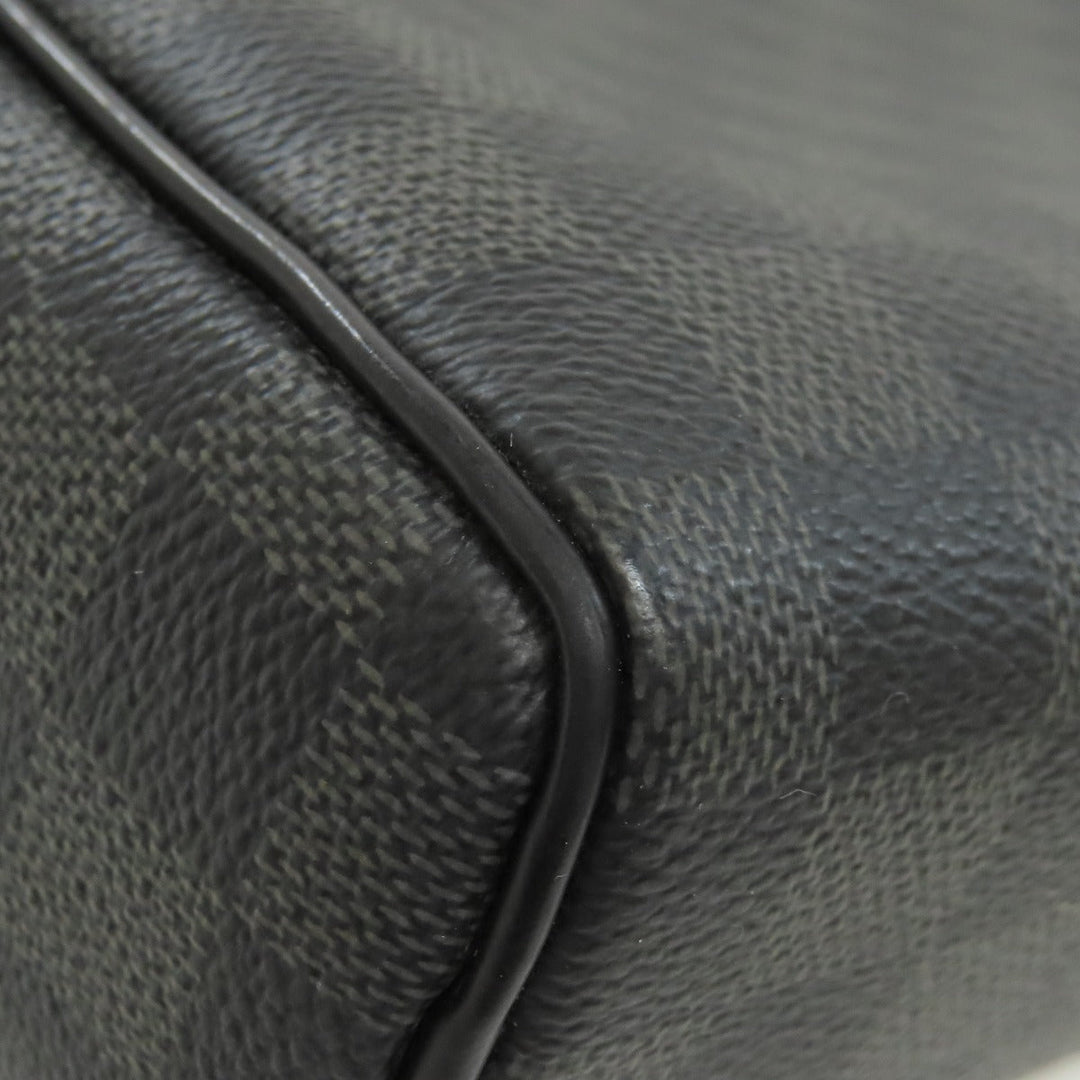 LOUIS VUITTON Shoulder Bag N41408 Damier canvas black Diton PM mens Used Authentic