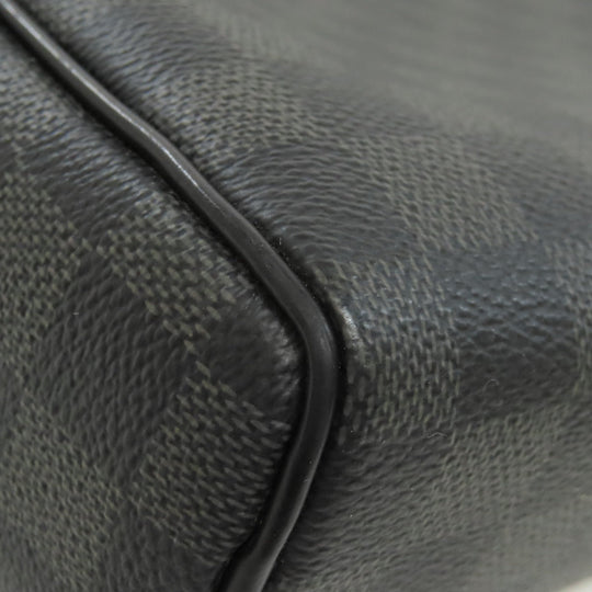 LOUIS VUITTON Shoulder Bag N41408 Damier canvas black Diton PM mens Used Authentic
