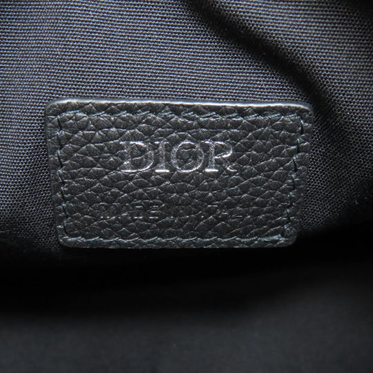 Christian Dior Shoulder Bag canvas black Oblique Women Used Authentic