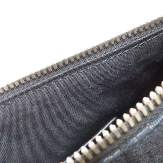 Christian Dior Shoulder Bag canvas black Oblique Women Used Authentic