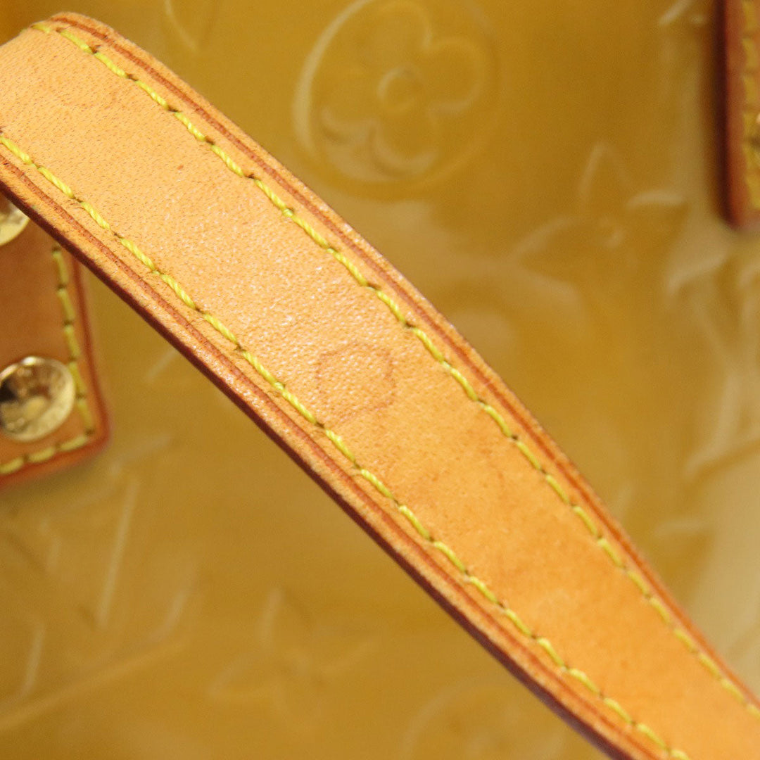 LOUIS VUITTON Handbag M91334 Vernis beige Lead PM Women Used Authentic
