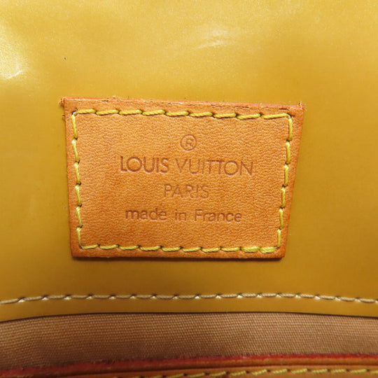 LOUIS VUITTON Handbag M91334 Vernis beige Lead PM Women Used Authentic