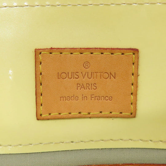 LOUIS VUITTON Handbag M91336 Vernis yellow Lead PM Women Used Authentic