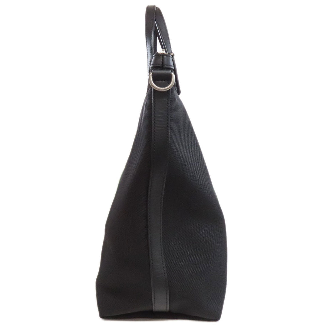 GUCCI Handbag 619751 Nylon black Outlet Sherry Line 2WAY Women Used Authentic
