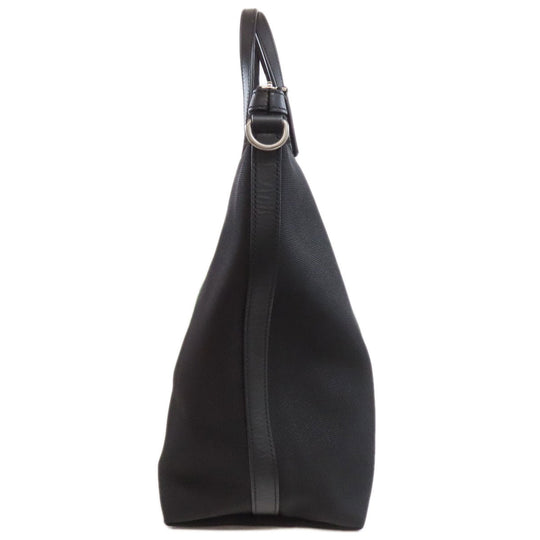GUCCI Handbag 619751 Nylon black Outlet Sherry Line 2WAY Women Used Authentic