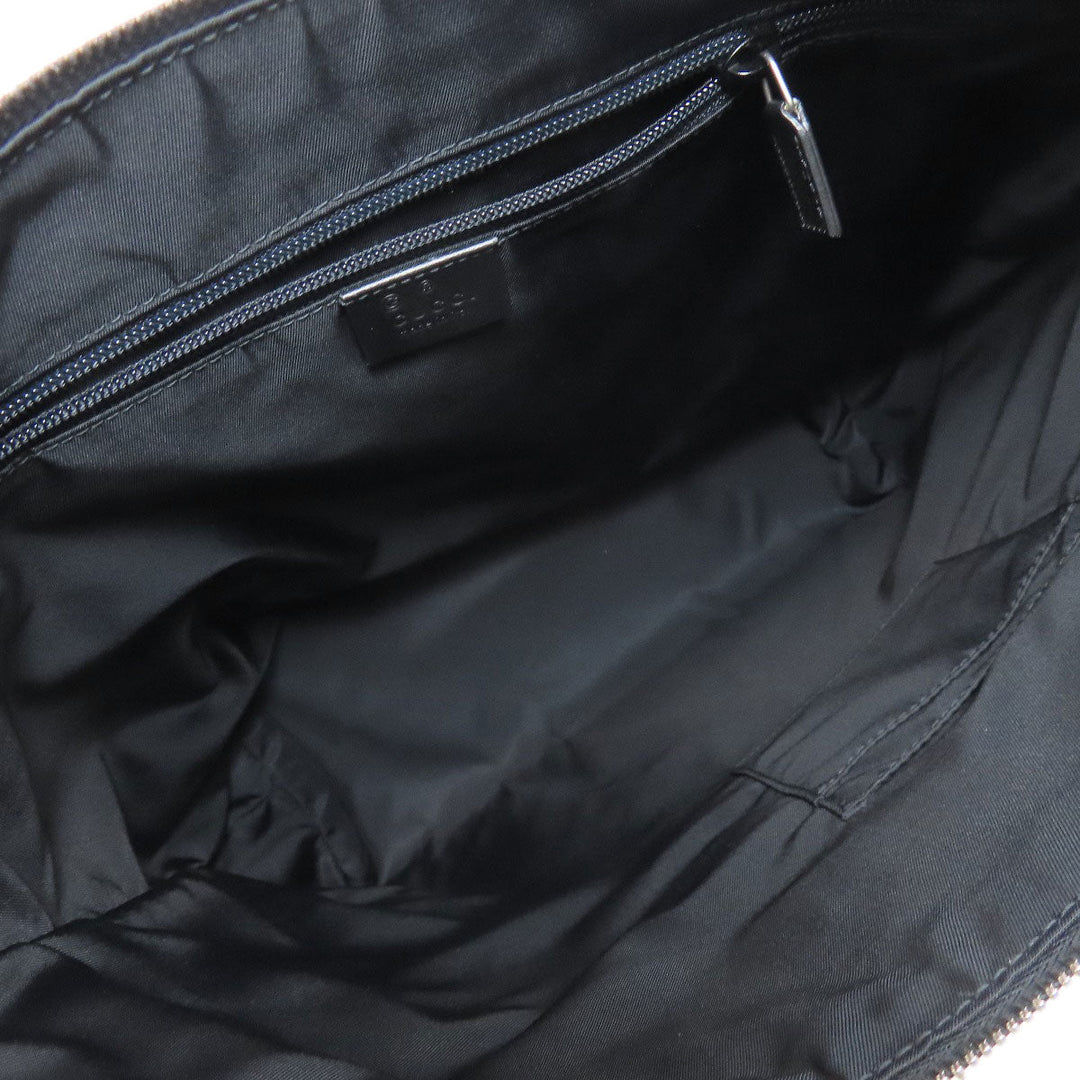 GUCCI Handbag 619751 Nylon black Outlet Sherry Line 2WAY Women Used Authentic