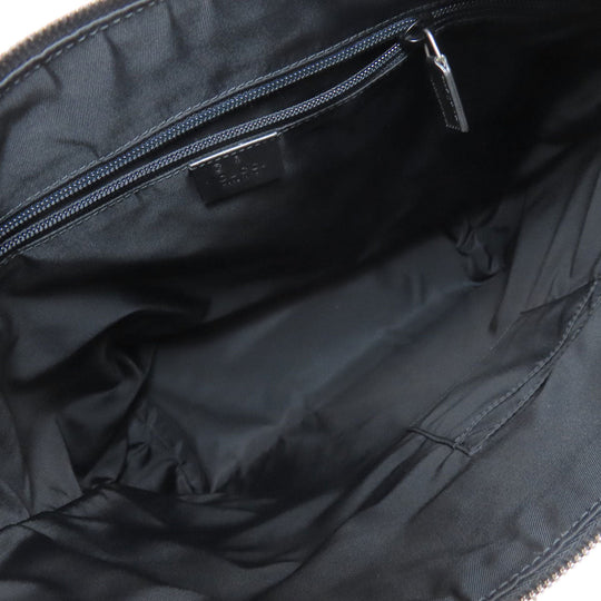 GUCCI Handbag 619751 Nylon black Outlet Sherry Line 2WAY Women Used Authentic