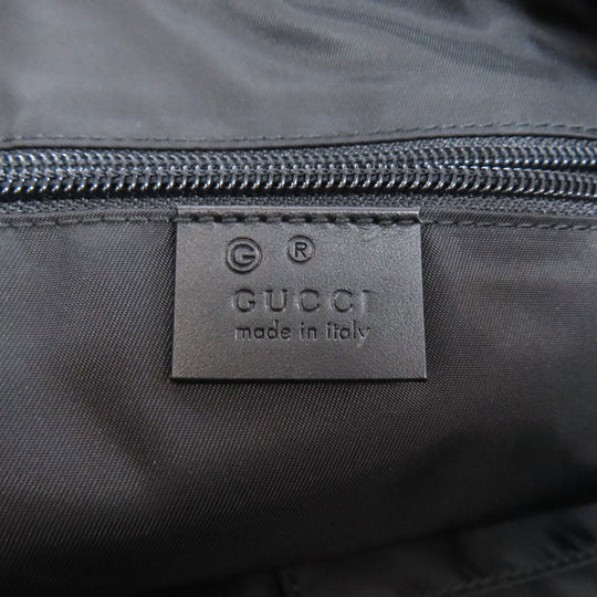 GUCCI Handbag 619751 Nylon black Outlet Sherry Line 2WAY Women Used Authentic