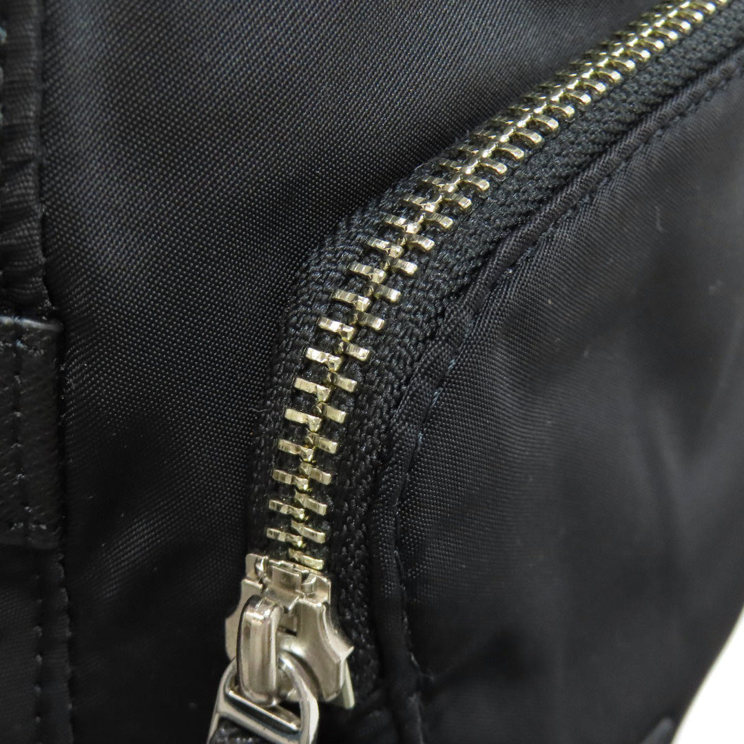 Tory Burch Shoulder Bag Nylon black logo Women Used Authentic