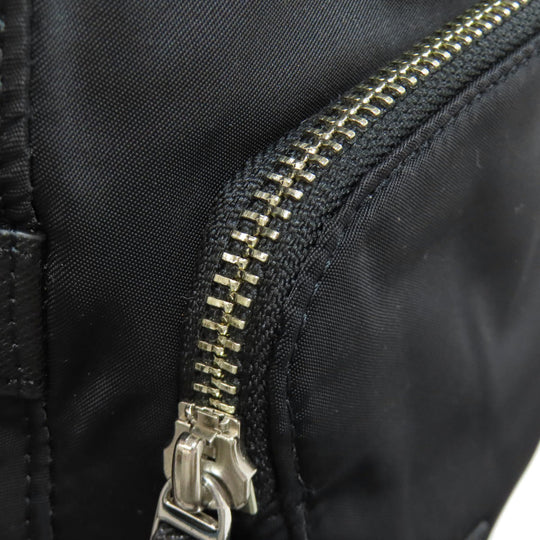 Tory Burch Shoulder Bag Nylon black logo Women Used Authentic