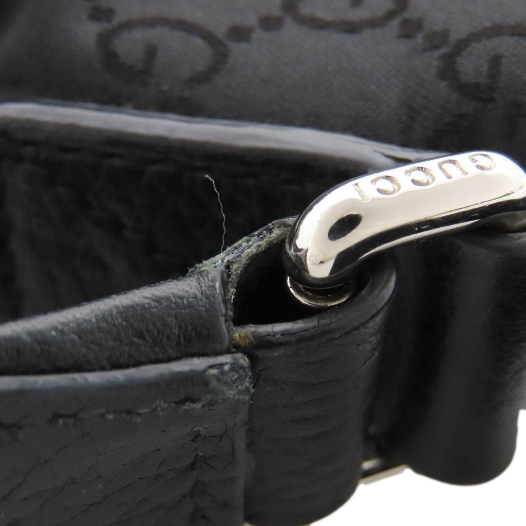 GUCCI Shoulder Bag 509639 Nylon black GG