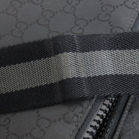 GUCCI Shoulder Bag 509639 Nylon black GG