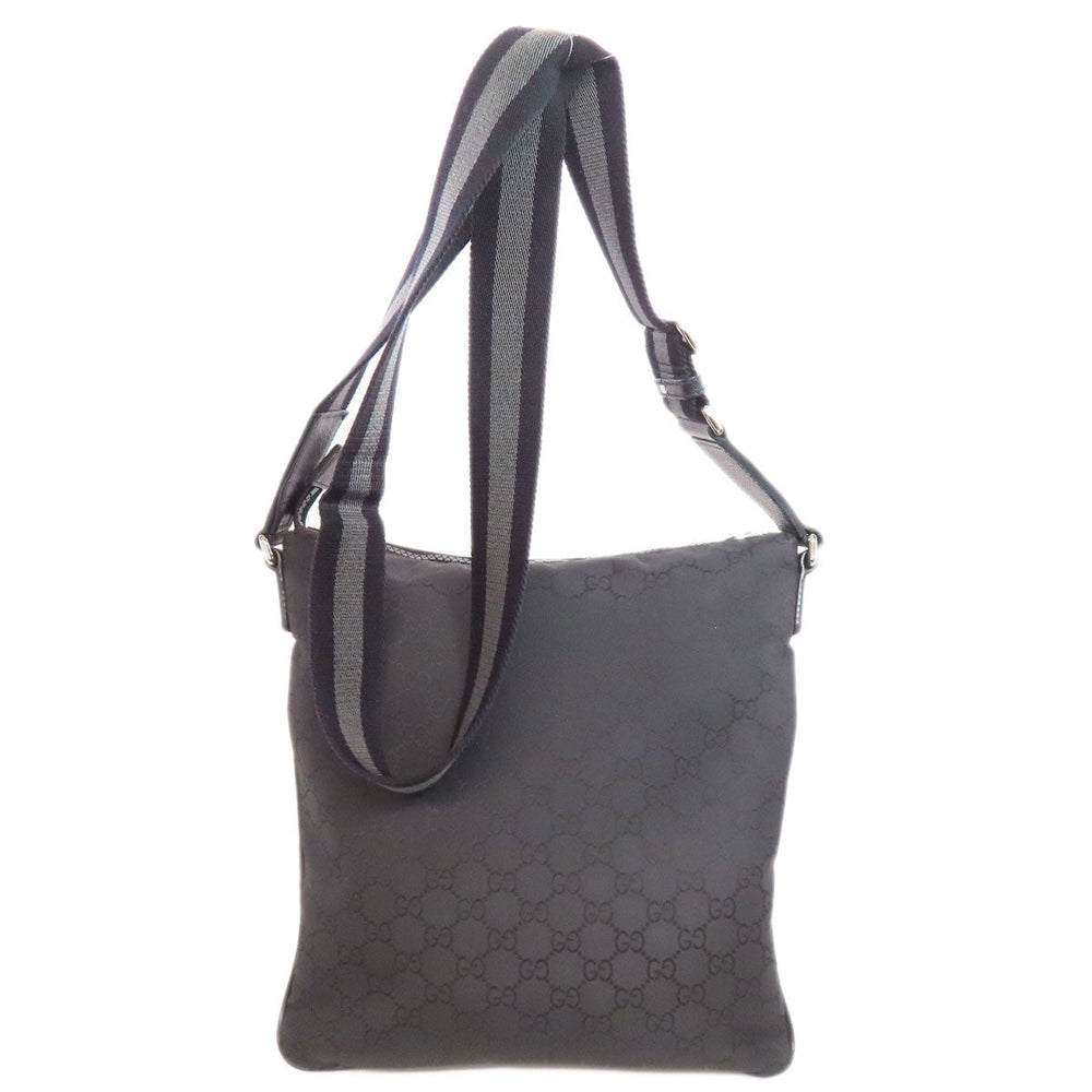 GUCCI Shoulder Bag 509639 Nylon black GG