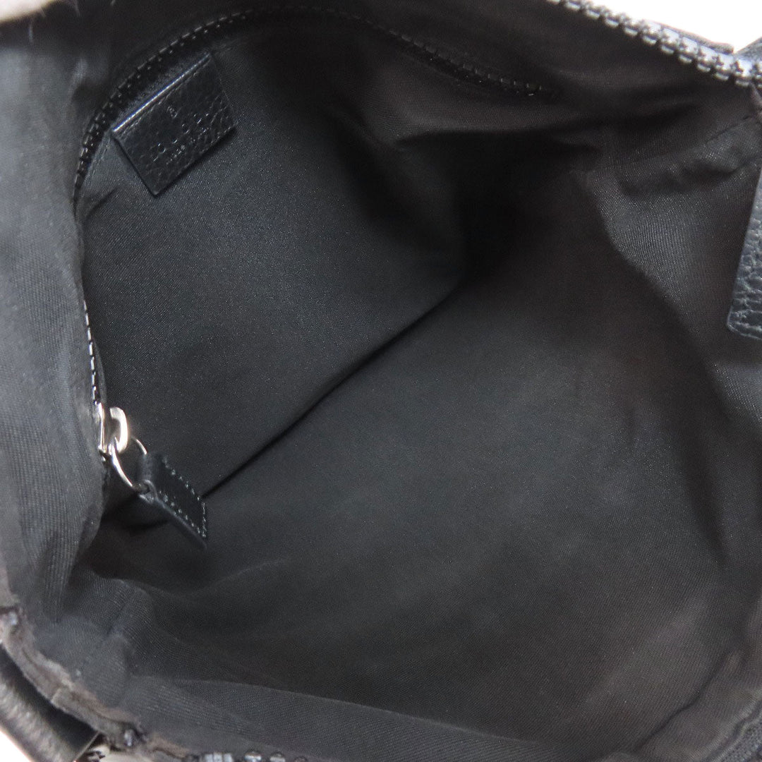 GUCCI Shoulder Bag 509639 Nylon black GG