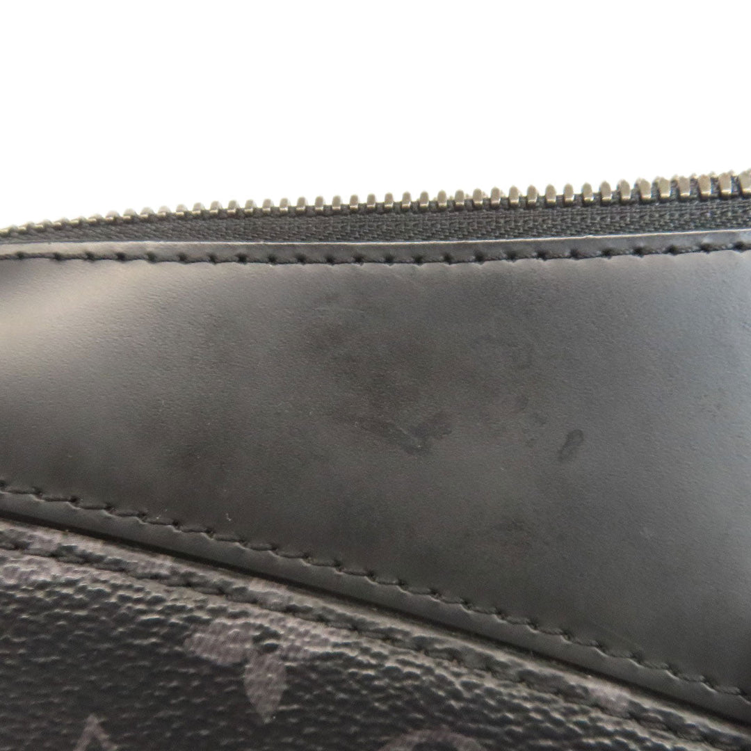 LOUIS VUITTON Business bag M40566 Monogram Eclipse black Briefcase Explorer mens Used Authentic