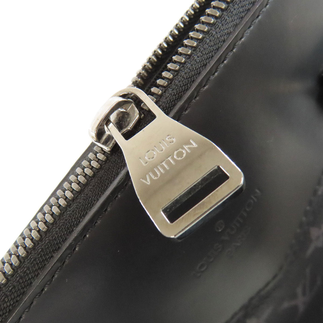 LOUIS VUITTON Business bag M40566 Monogram Eclipse black Briefcase Explorer mens Used Authentic