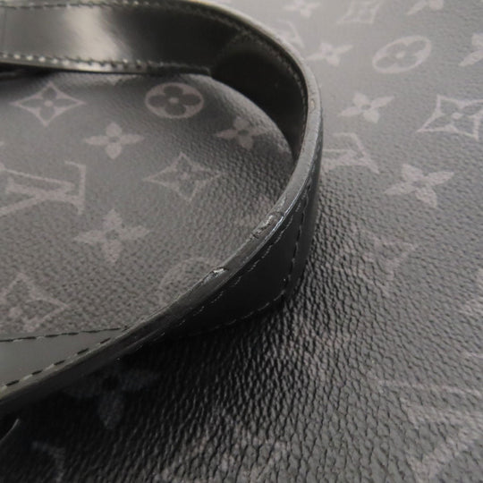 LOUIS VUITTON Business bag M40566 Monogram Eclipse black Briefcase Explorer mens Used Authentic