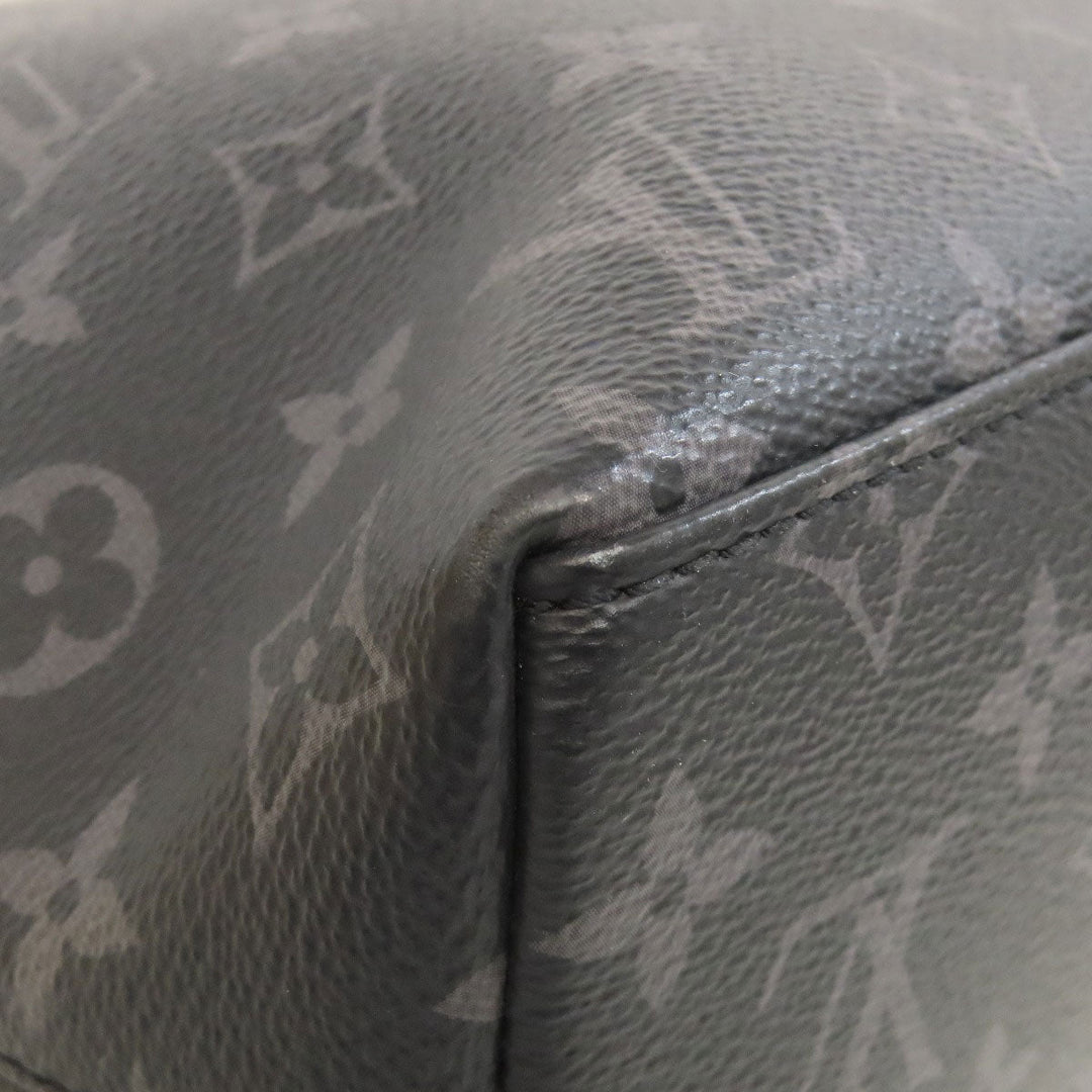 LOUIS VUITTON Business bag M40566 Monogram Eclipse black Briefcase Explorer mens Used Authentic