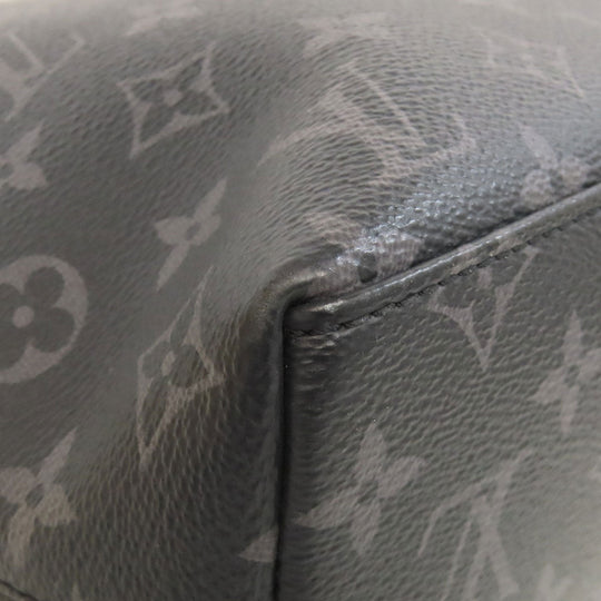 LOUIS VUITTON Business bag M40566 Monogram Eclipse black Briefcase Explorer mens Used Authentic