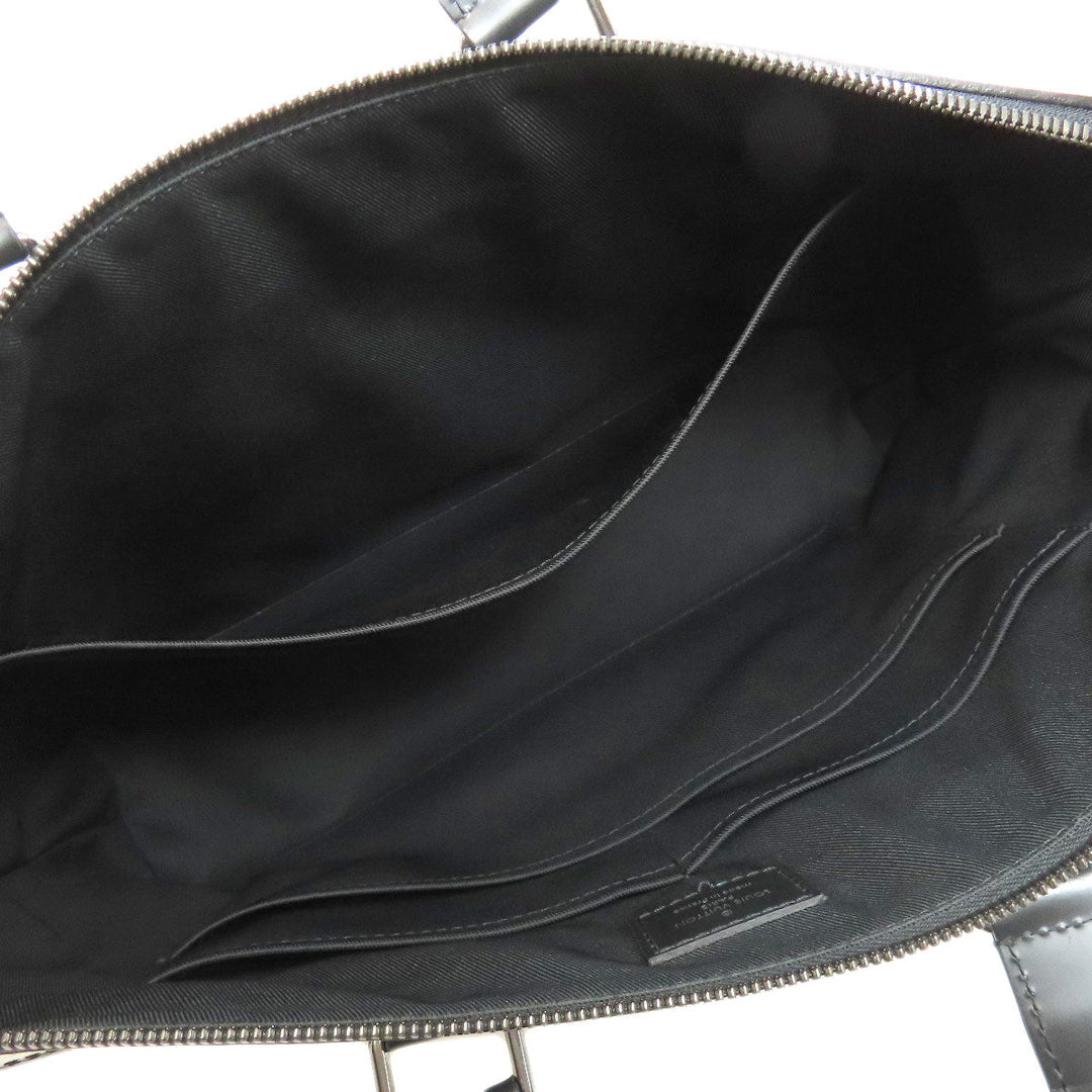 LOUIS VUITTON Business bag M40566 Monogram Eclipse black Briefcase Explorer mens Used Authentic