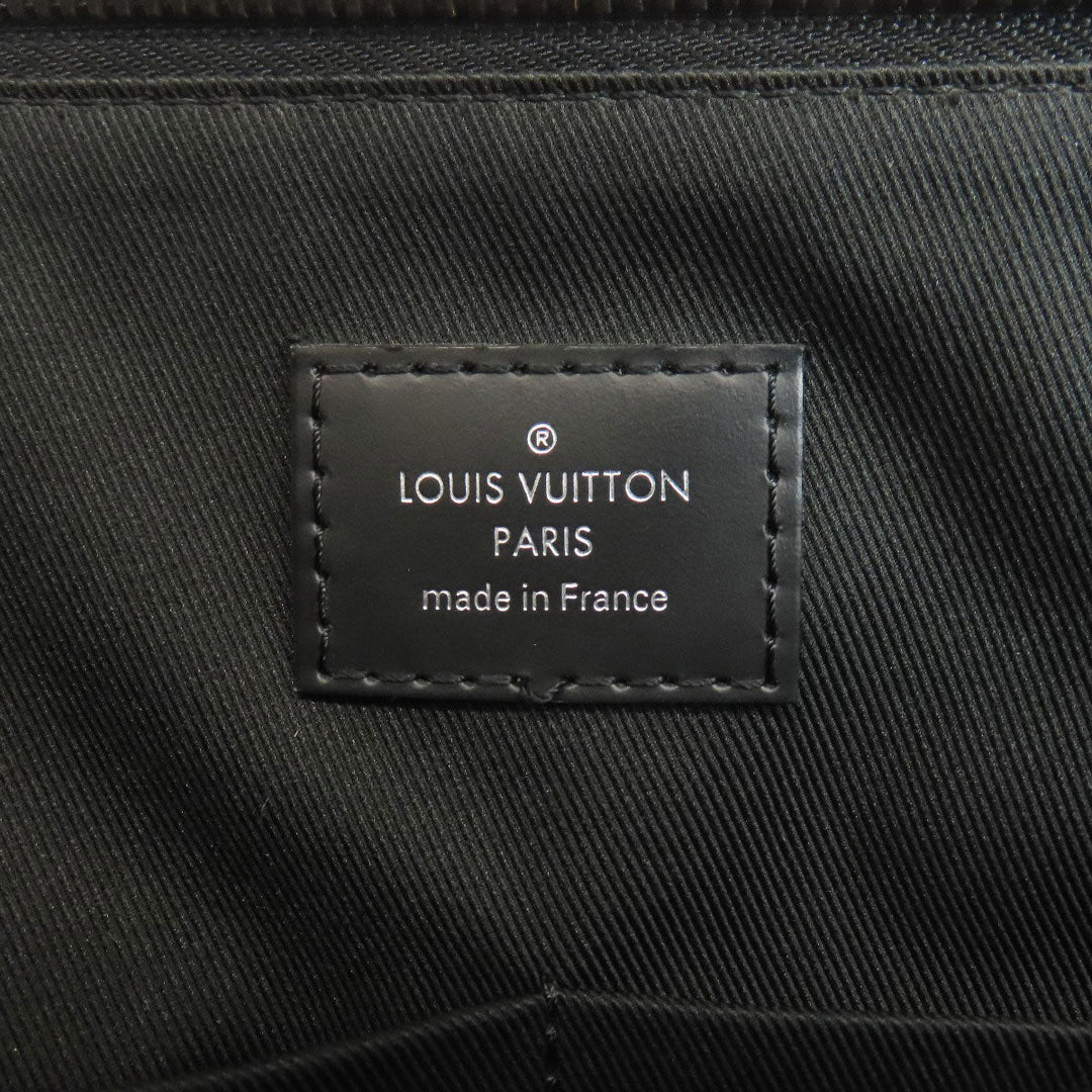 LOUIS VUITTON Business bag M40566 Monogram Eclipse black Briefcase Explorer mens Used Authentic
