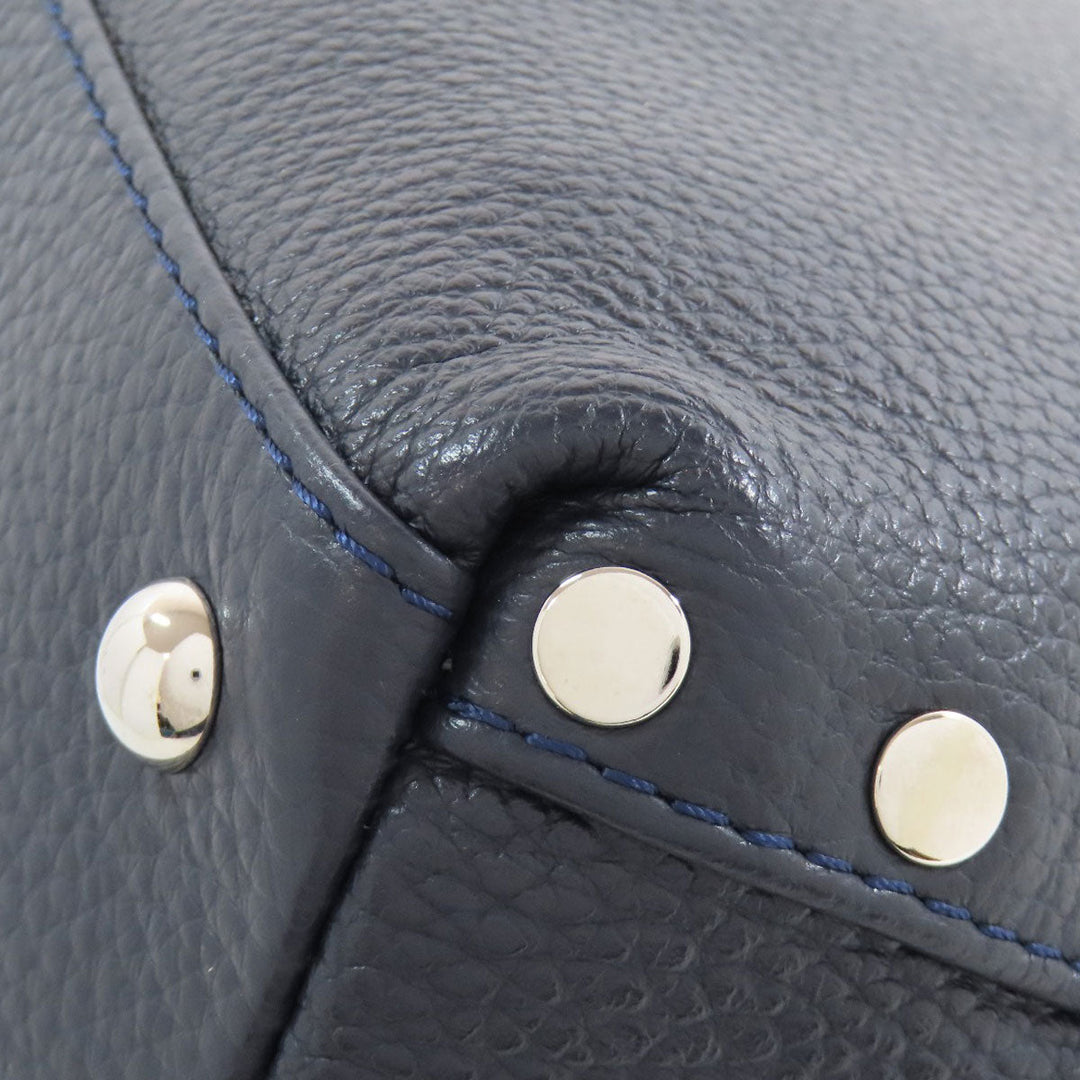 ZANELLATO Handbag leather Navy Postina
