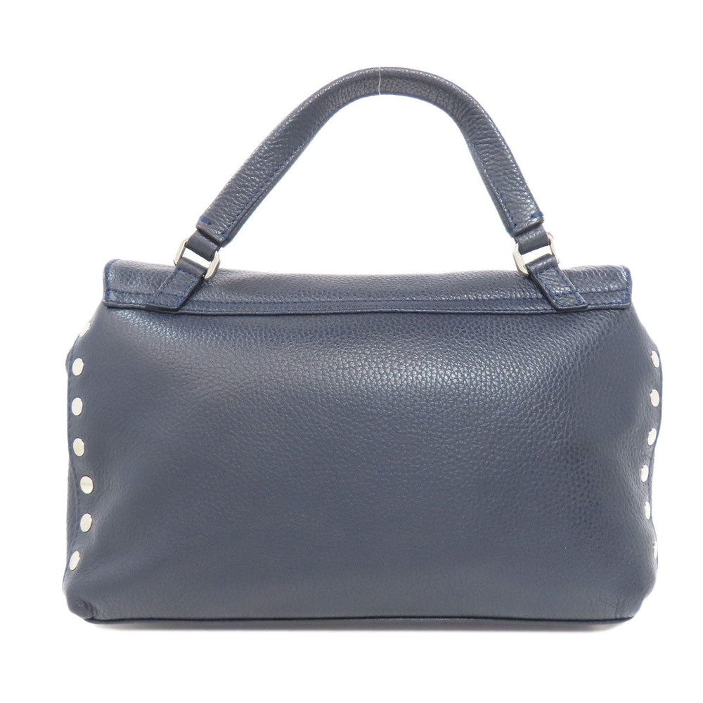 ZANELLATO Handbag leather Navy Postina