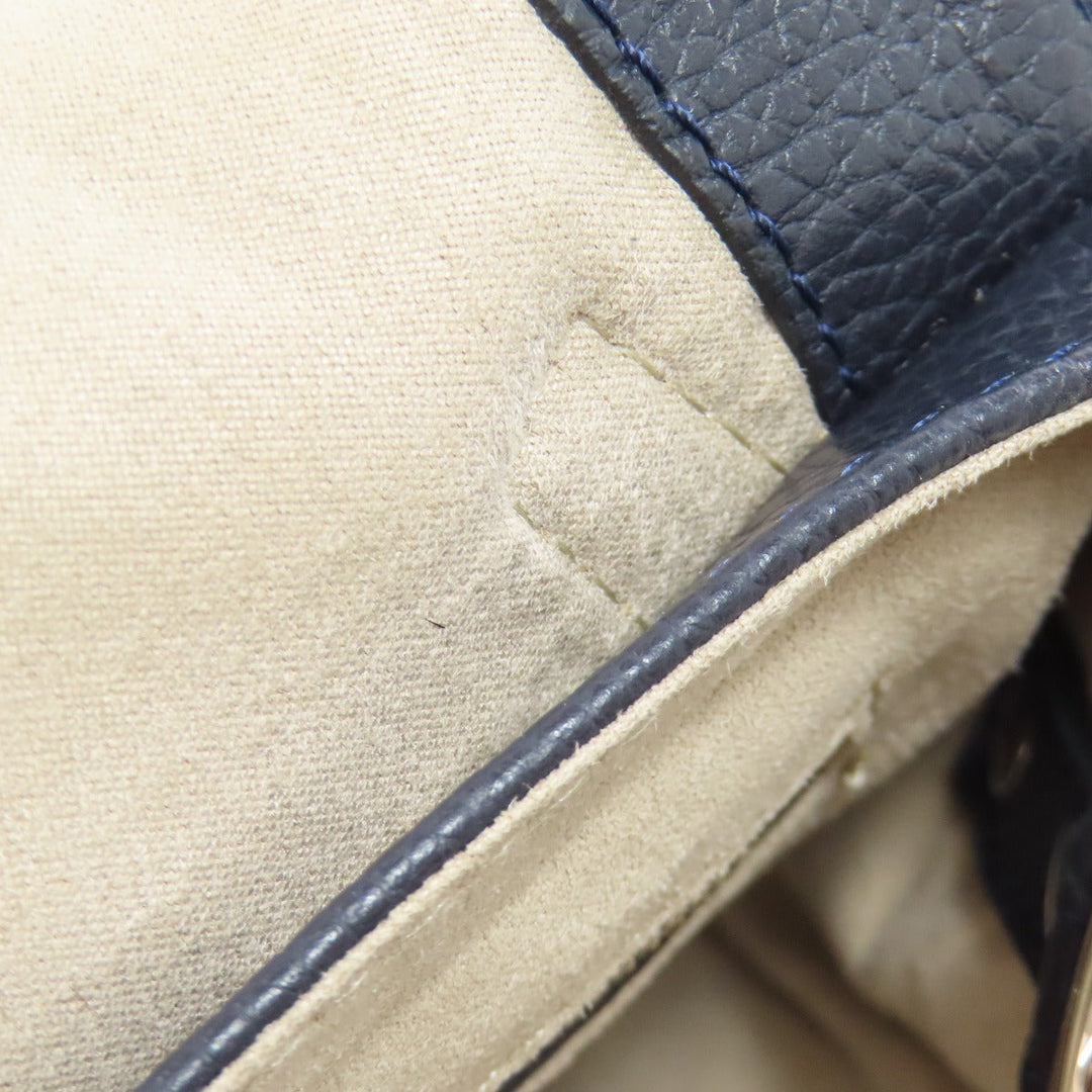 ZANELLATO Handbag leather Navy Postina