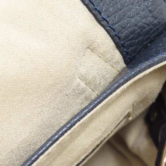 ZANELLATO Handbag leather Navy Postina