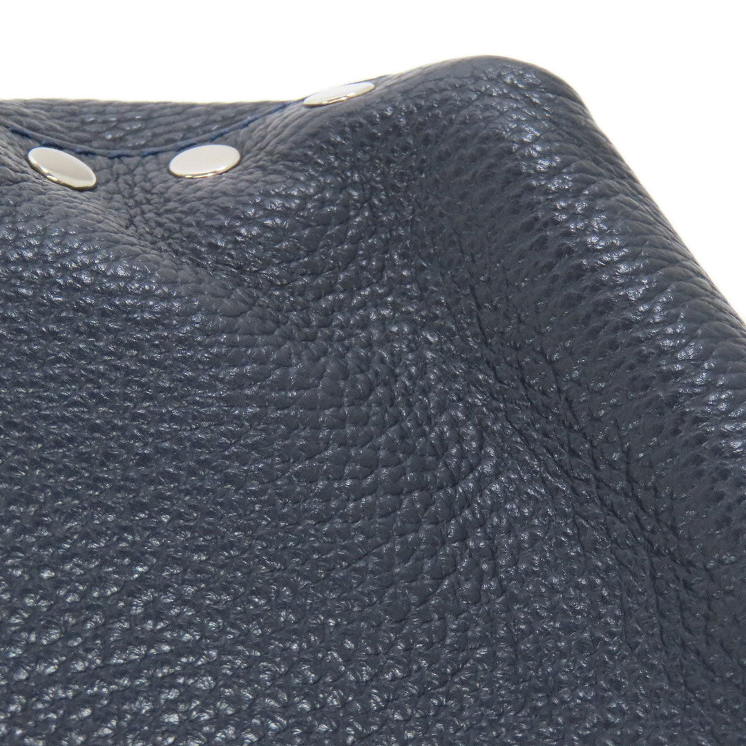 ZANELLATO Handbag leather Navy Postina