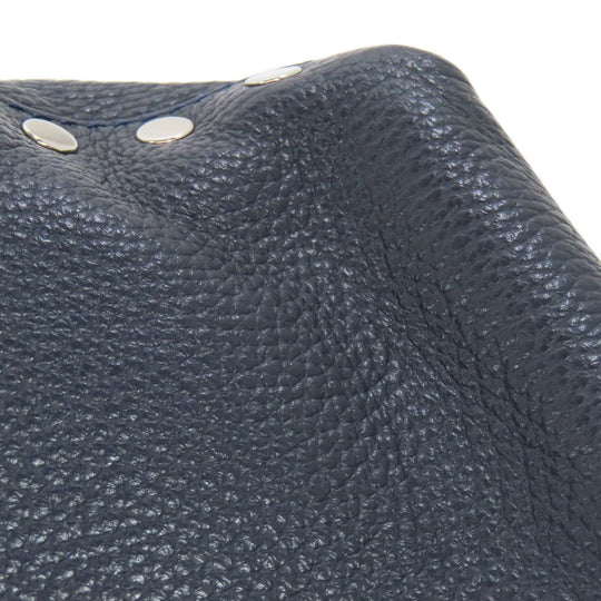 ZANELLATO Handbag leather Navy Postina