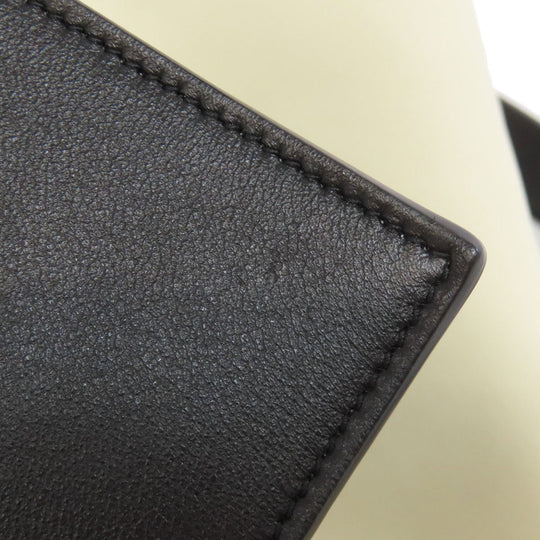 SAINT LAURENT Shoulder Bag Calfskin white logo