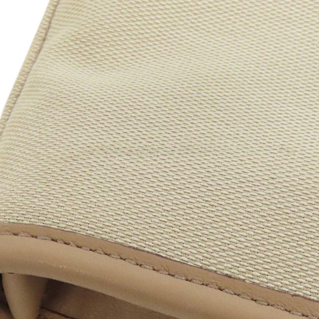 COACH Tote Bag 6528 canvas beige logo Women Used Authentic