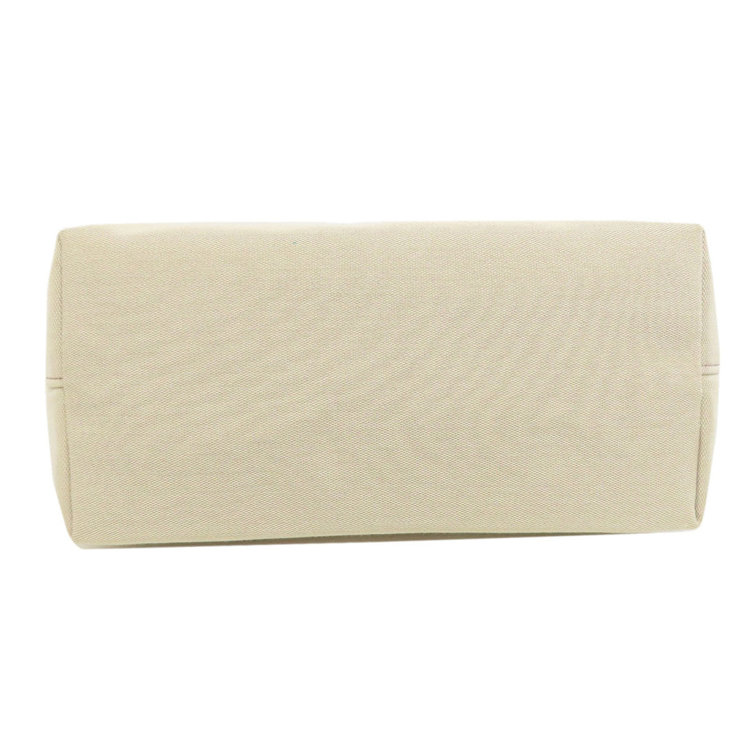 COACH Tote Bag 6528 canvas beige logo Women Used Authentic