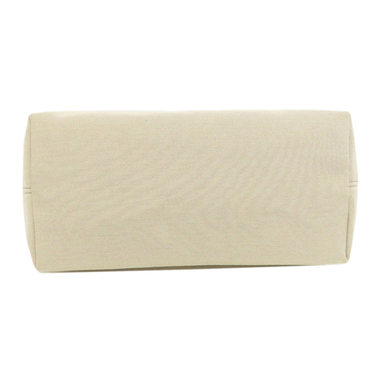 COACH Tote Bag 6528 canvas beige logo Women Used Authentic