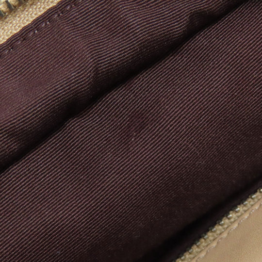 COACH Tote Bag 6528 canvas beige logo Women Used Authentic