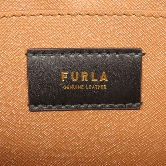 Furla Tote Bag leather black logo