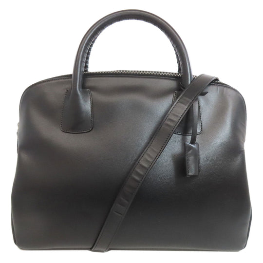 BALLY Handbag PVC black 2WAY Women Used Authentic