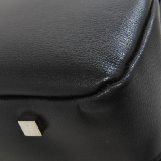 BALLY Handbag PVC black 2WAY Women Used Authentic