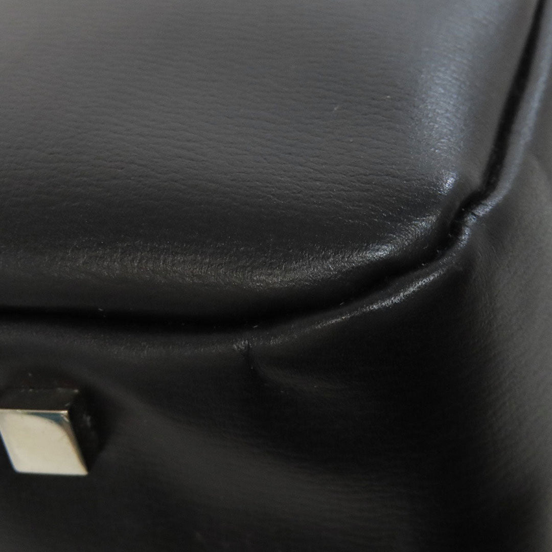 BALLY Handbag PVC black 2WAY Women Used Authentic