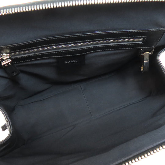BALLY Handbag PVC black 2WAY Women Used Authentic